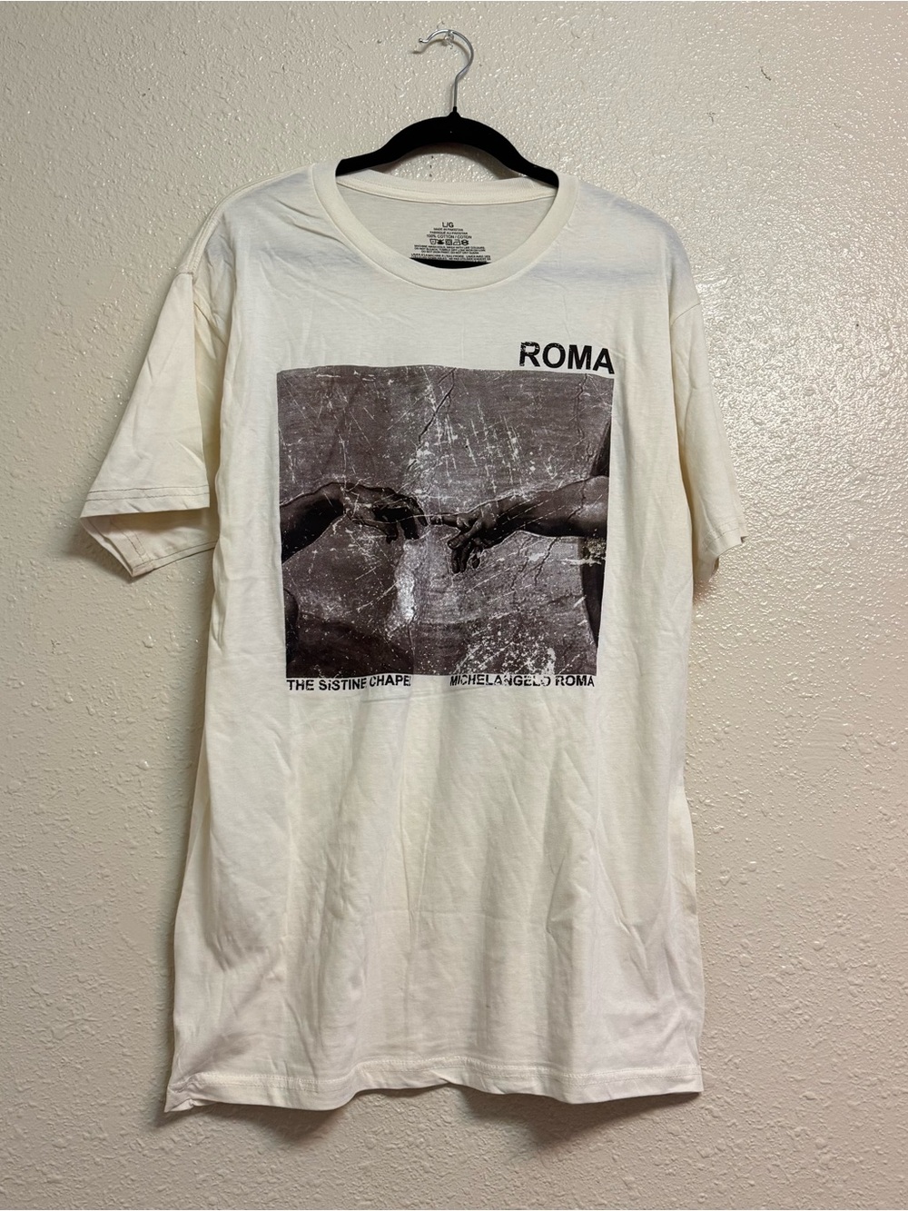 Roma The Sistine Chapter Graphic Crew Neck Tee